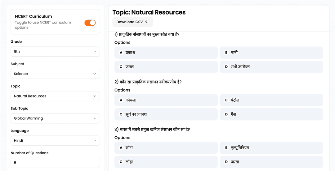 Indian Language Support